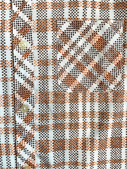 Vintage 1970s Short Sleeved Patterned Shirt