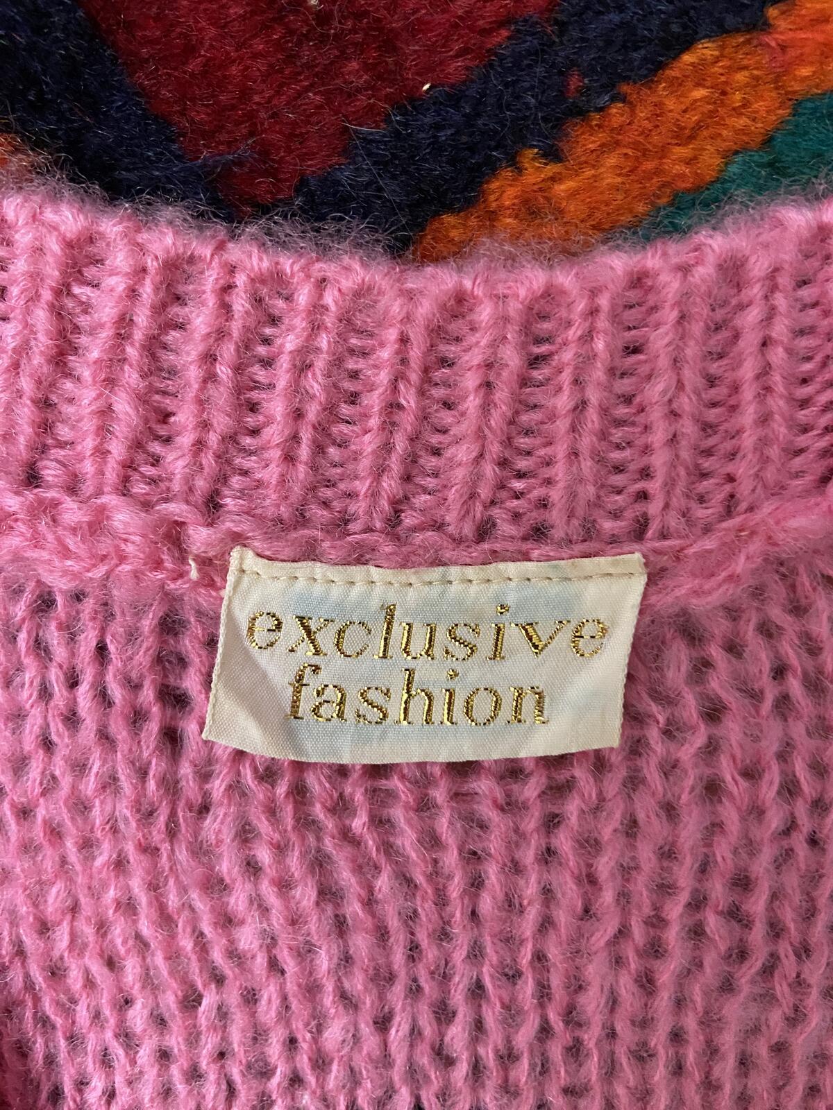 Vintage 1980s Pink Short Sleeved Cardigan