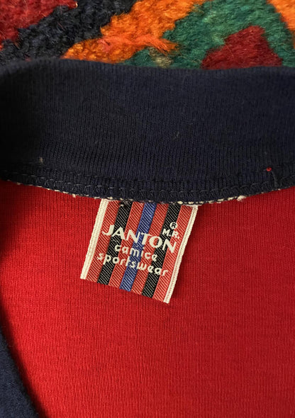 Vintage 1980s Red V-Neck T-Shirt