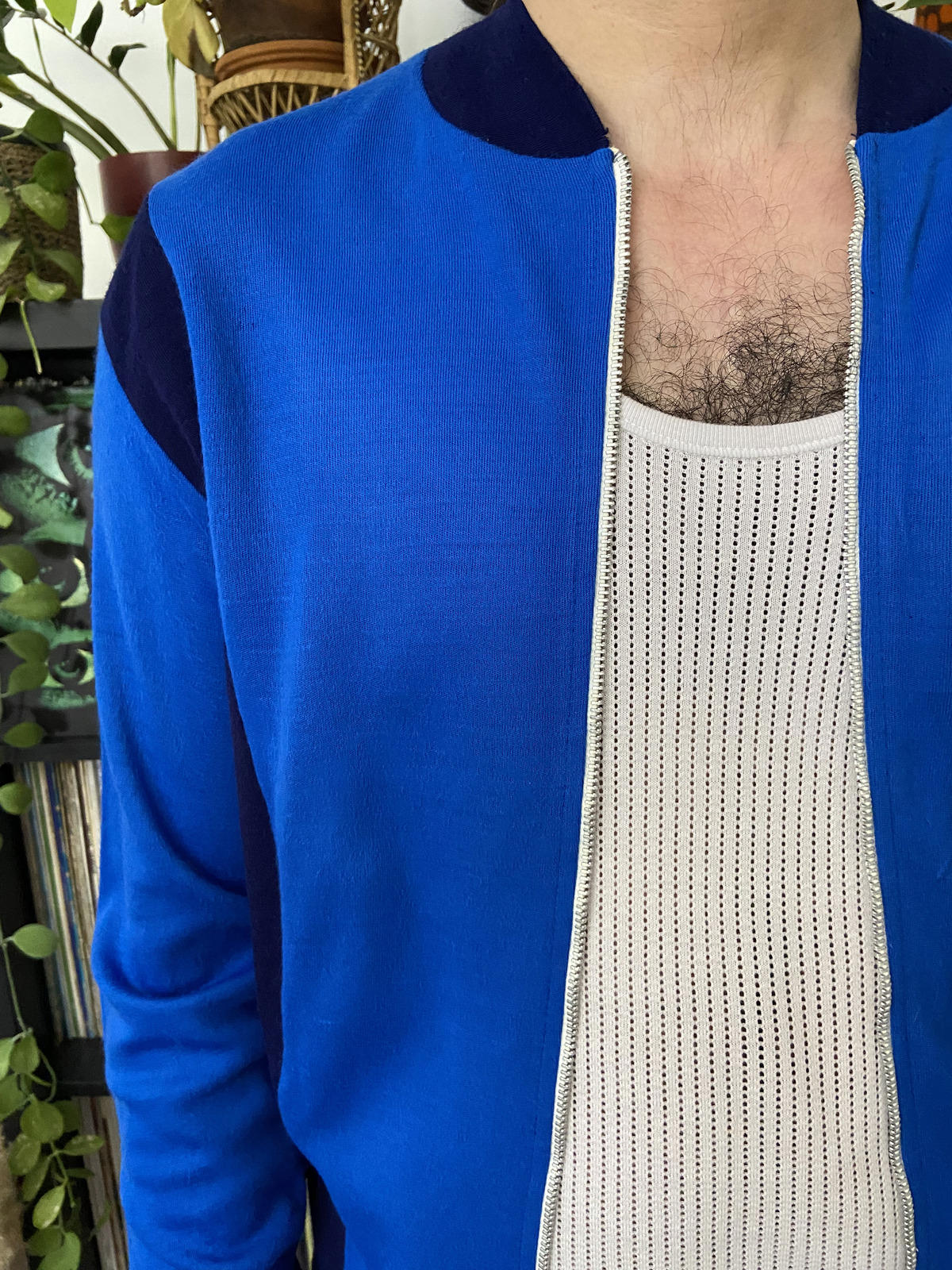 Vintage 1970s Italian Track Top