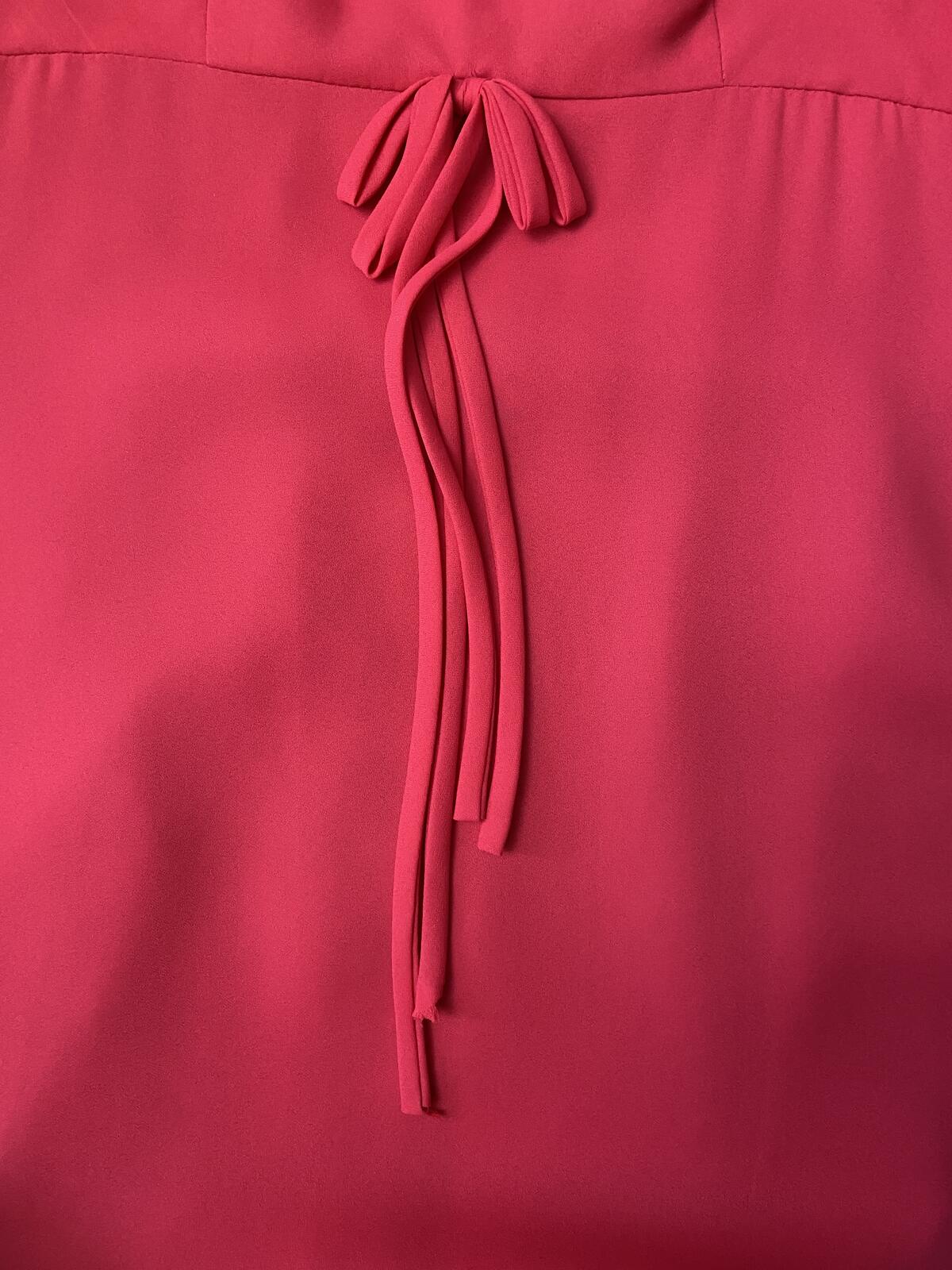 Vintage 1970s Pink Flutter Sleeve Maxi Dress