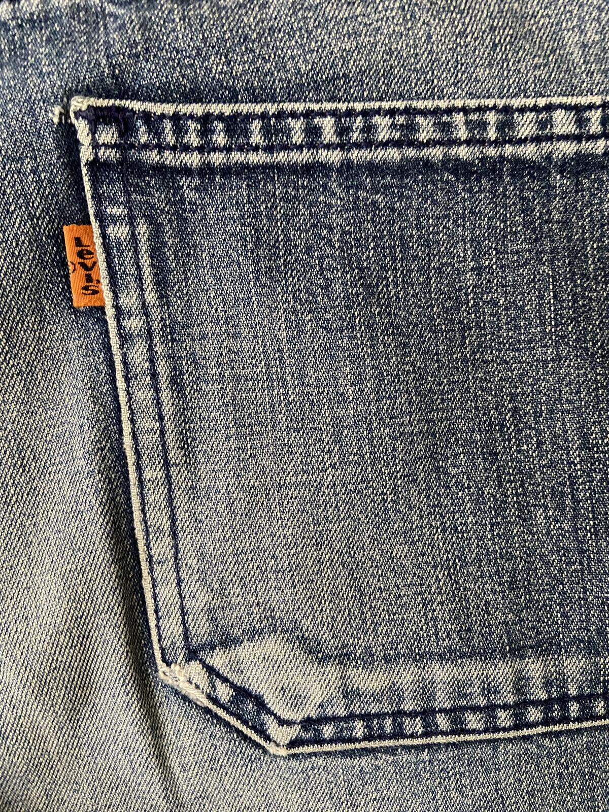 Vintage 90s Patch Pocket Flared Levi Jeans W29