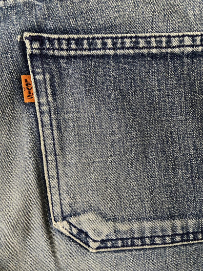 Vintage 90s Patch Pocket Flared Levi Jeans W29