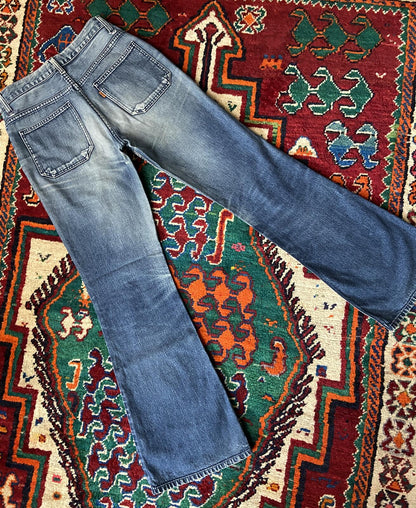 Vintage 90s Patch Pocket Flared Levi Jeans W29