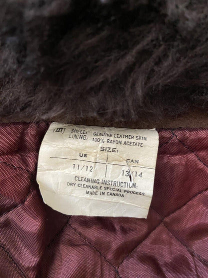 Vintage 1970s Brown Suede Canadian Penny Lane Jacket