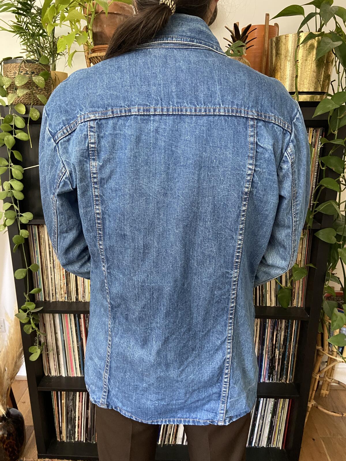 Vintage 1970s JCPenney Dagger Collar Denim Jacket