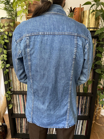 Vintage 1970s JCPenney Dagger Collar Denim Jacket