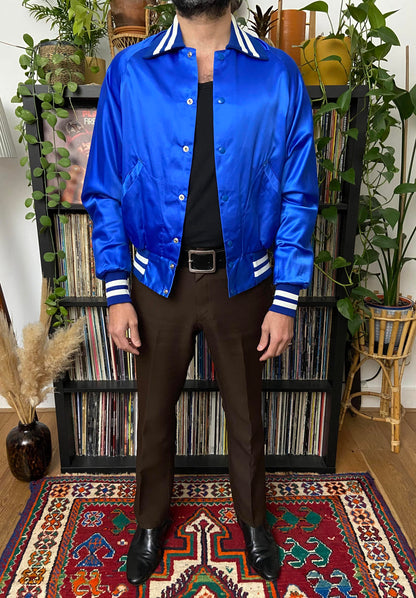 Vintage 1980s Don Alleson Unbranded Varsity Bomber Jacket