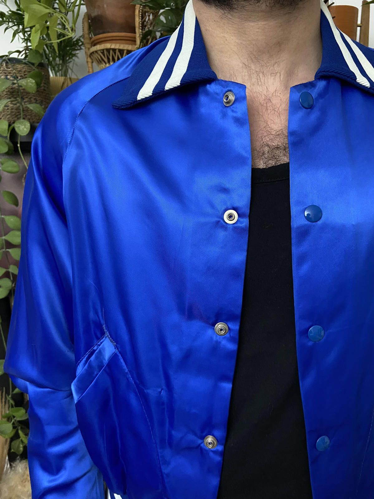 Vintage 1980s Don Alleson Unbranded Varsity Bomber Jacket