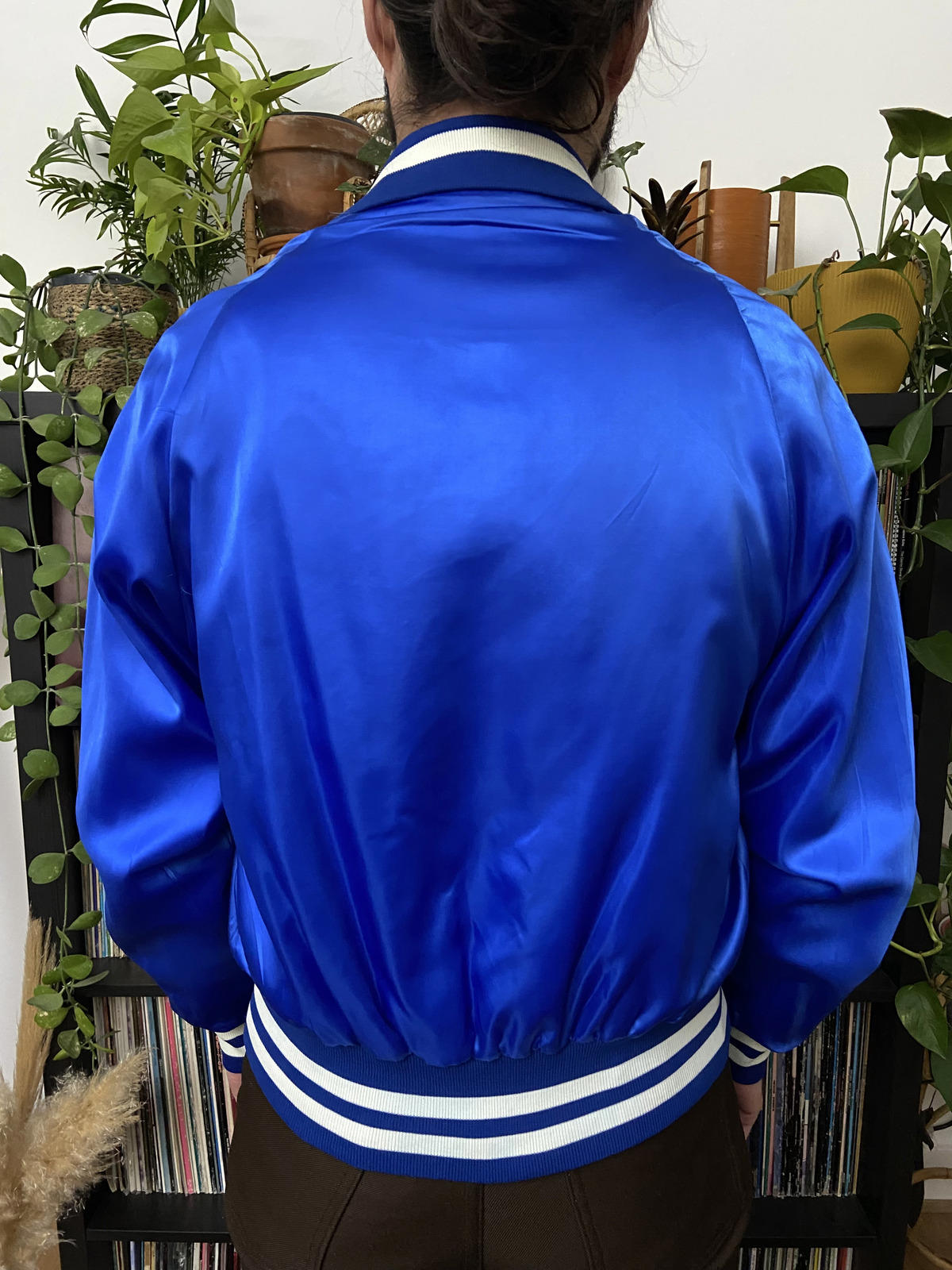 Vintage 1980s Don Alleson Unbranded Varsity Bomber Jacket