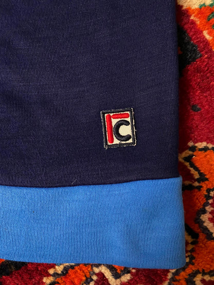 Vintage 1980s FC Sport Navy & Blue Track Top