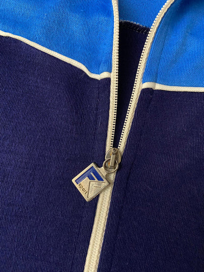 Vintage 1980s FC Sport Navy & Blue Track Top