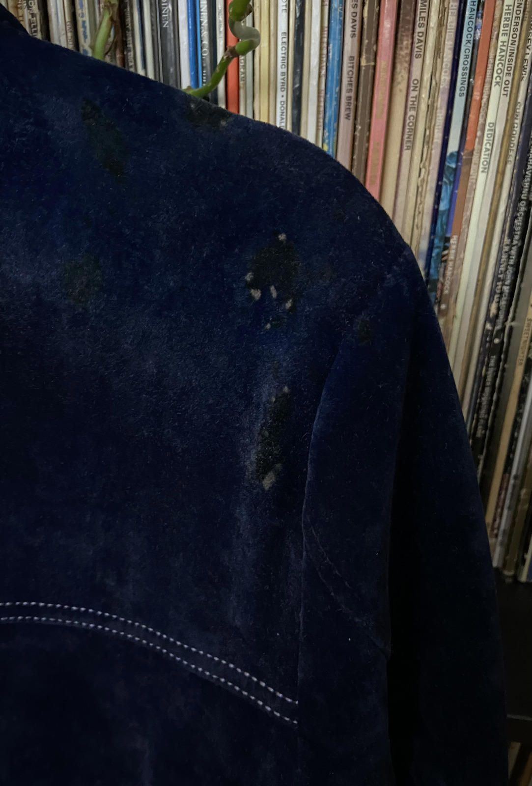 Vintage 1970s JCPenney Velvet Dagger Collar Jacket