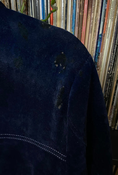 Vintage 1970s JCPenney Velvet Dagger Collar Jacket