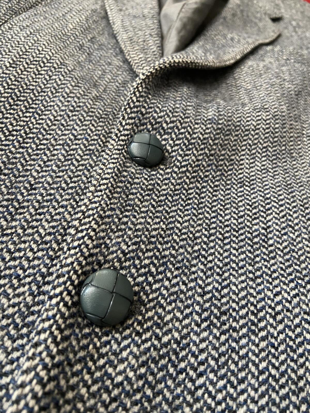 Vintage 1980s St Michael Grey Tweed Blazer Jacket