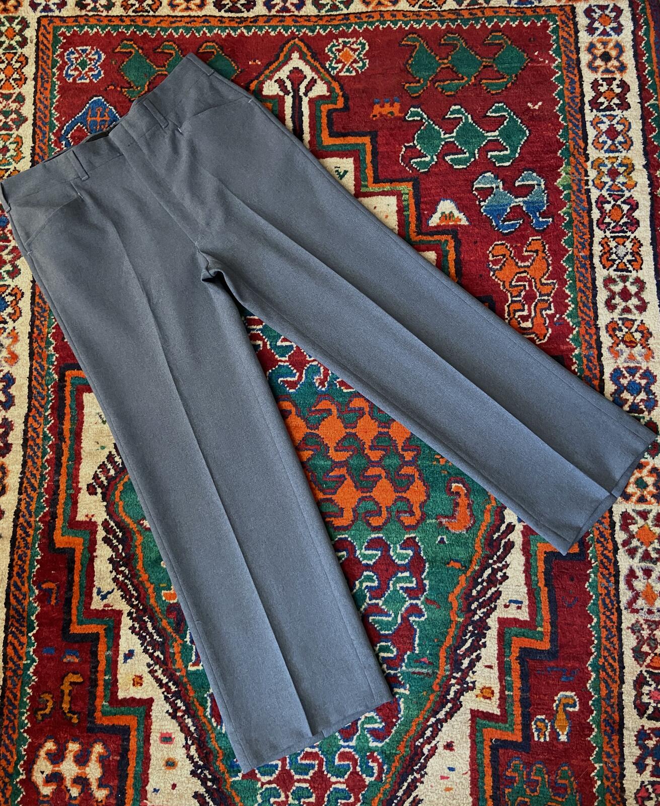 Vintage 1970s Grey Haggar Trousers W35 / L30