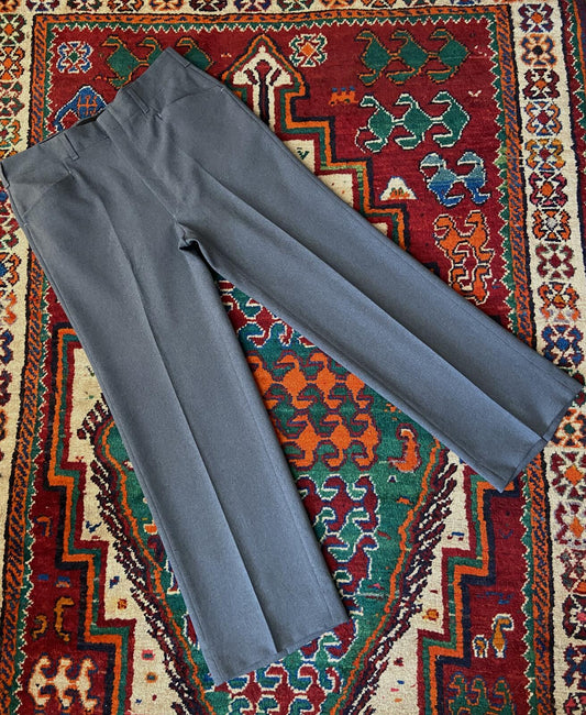 Vintage 1970s Grey Haggar Trousers W35 / L30