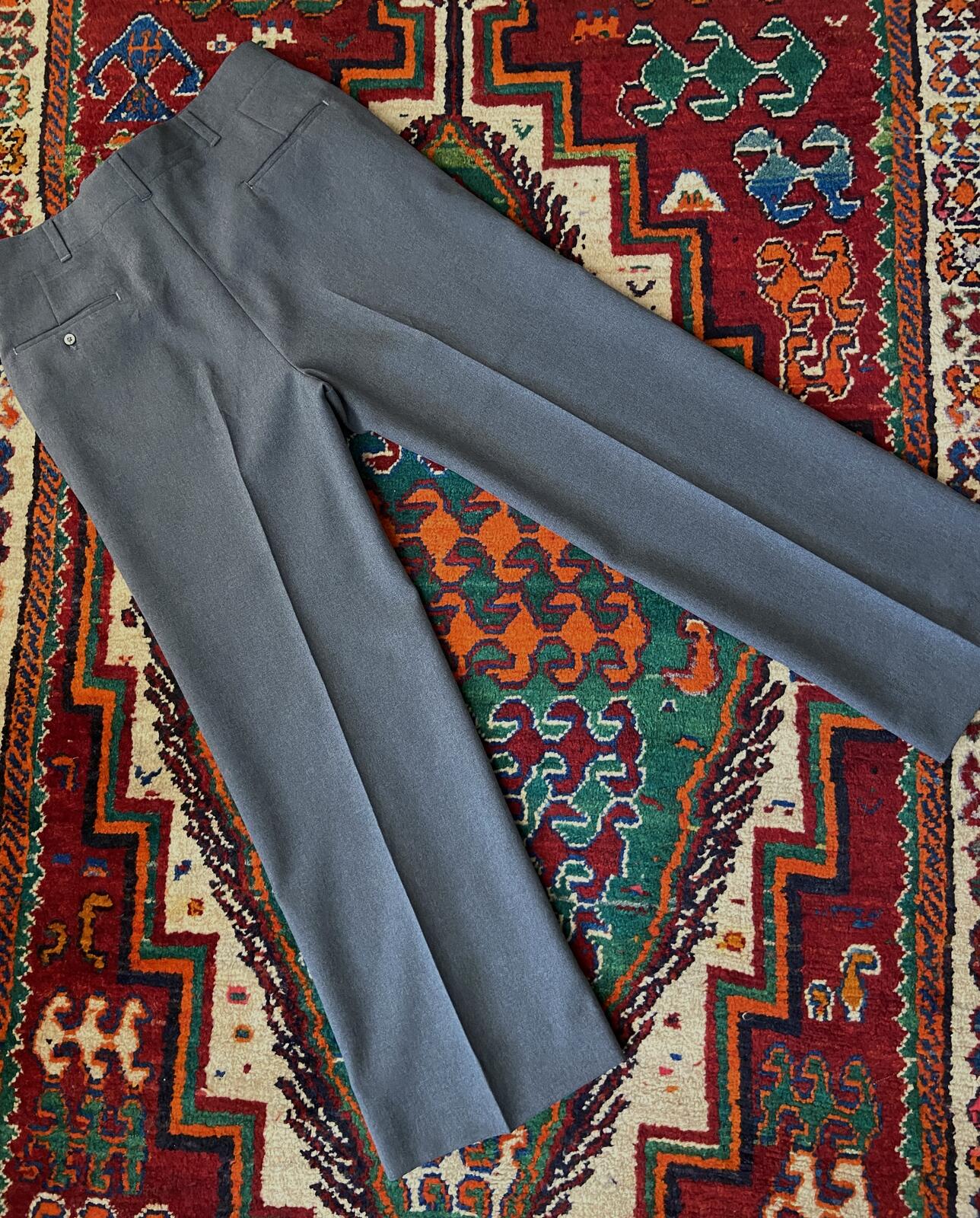 Vintage 1970s Grey Haggar Trousers W35 / L30