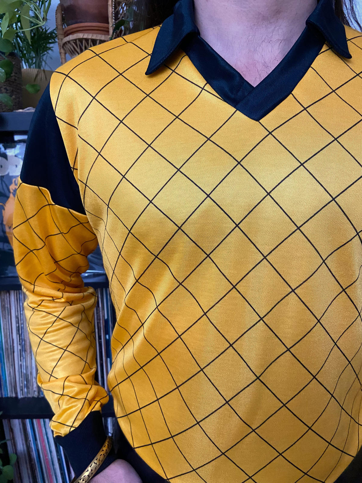 Vintage 1980s Longsleeve Football Top
