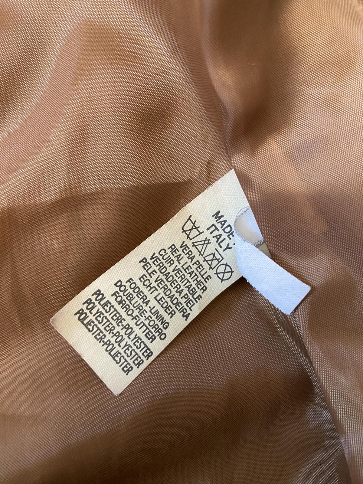 Vintage Italian Tan Fringed Suede Jacket