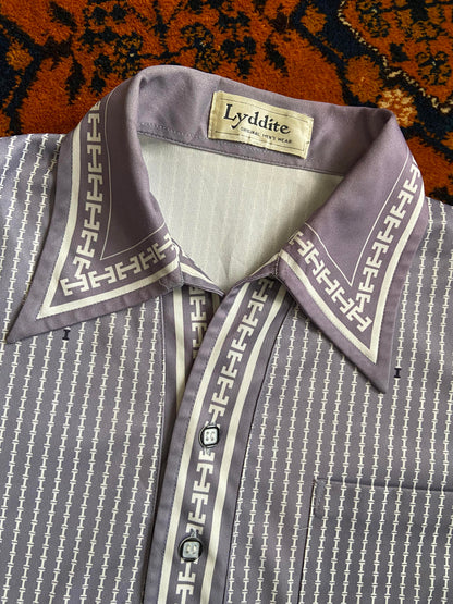Vintage 1970s Grey Japanese Jersey Top