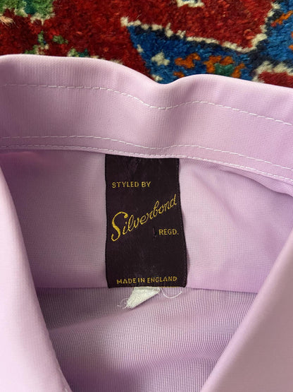Vintage 1970s Pink Lilac Nylon Shirt
