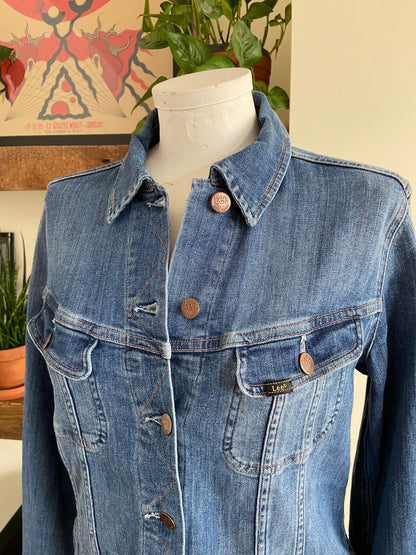 Vintage Lee Slim Rider Denim Jacket M