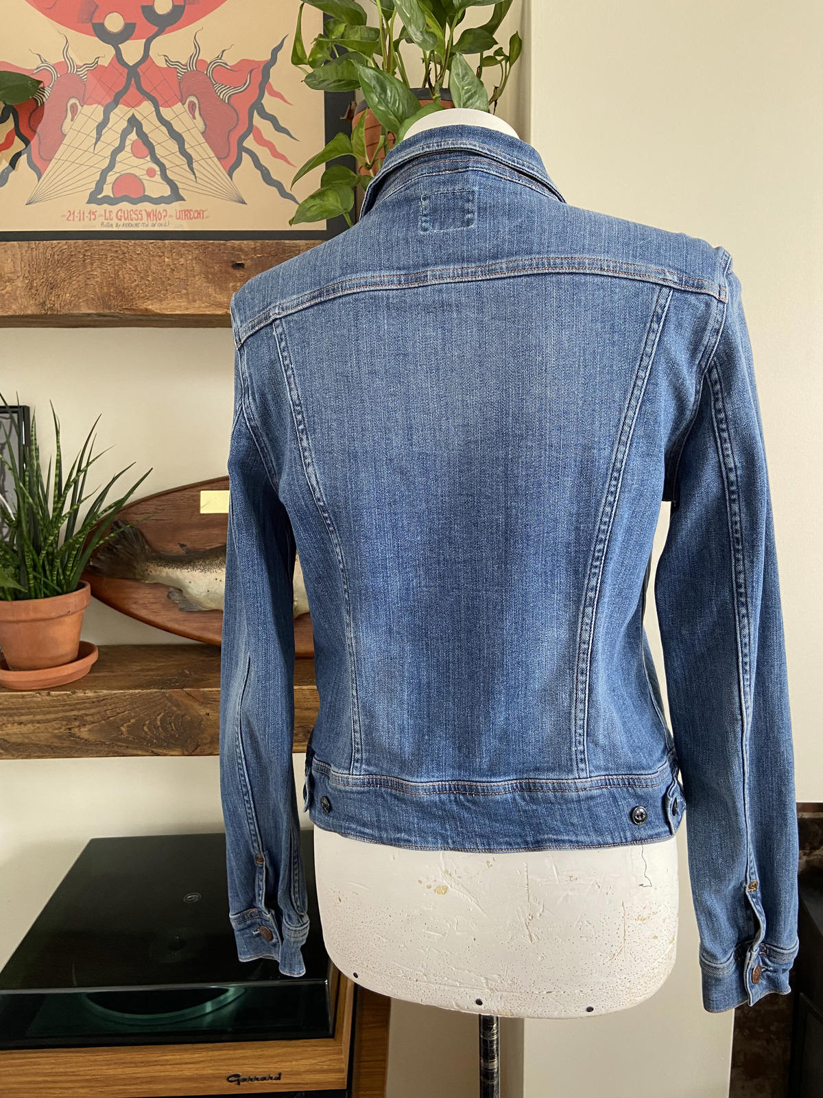 Vintage Lee Slim Rider Denim Jacket M