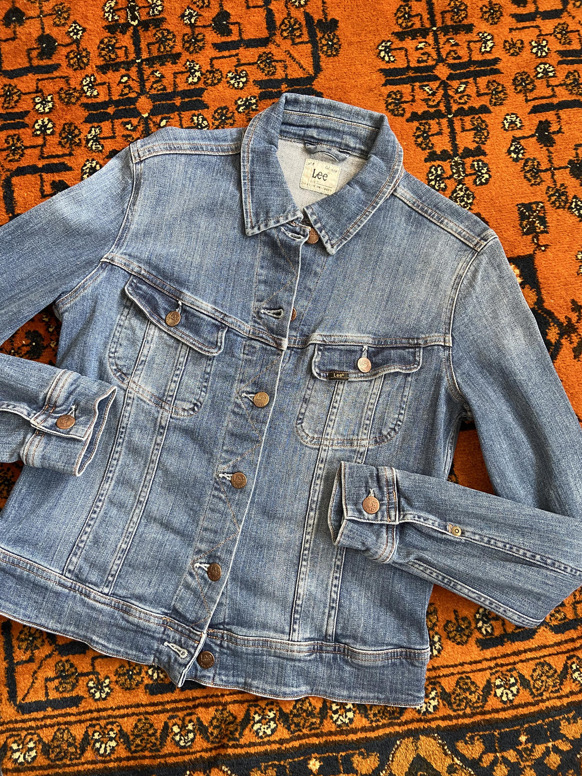 Vintage Lee Slim Rider Denim Jacket M