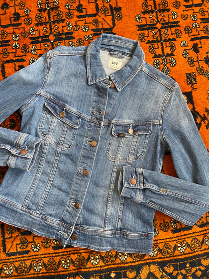 Vintage Lee Slim Rider Denim Jacket M