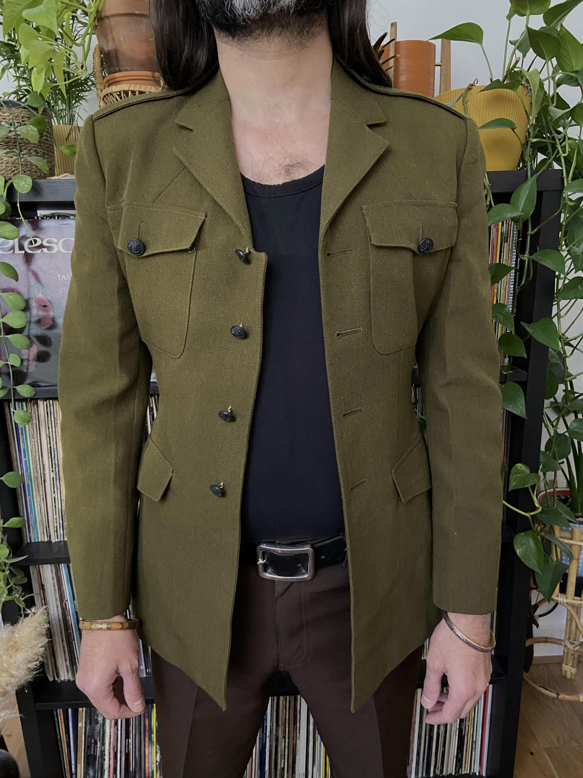 Vintage 1980s British Miltary Dress Jacket