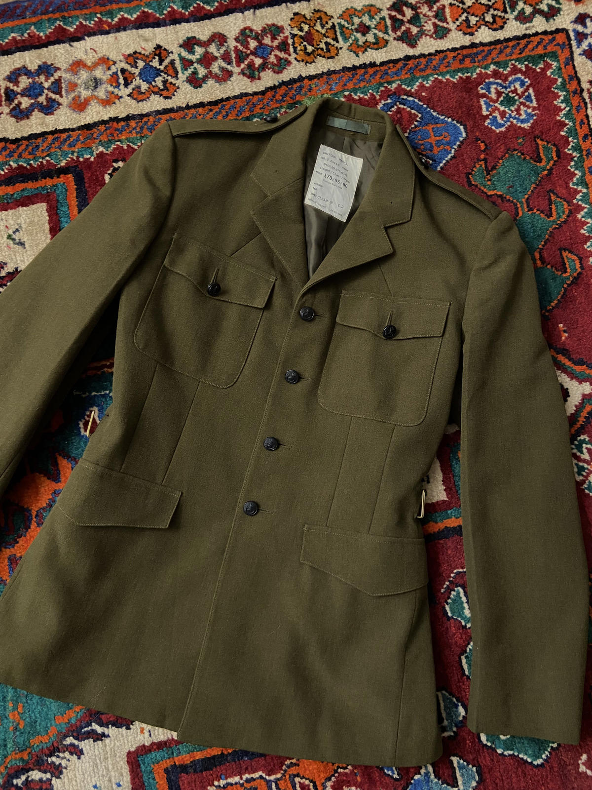 Vintage 1980s British Miltary Dress Jacket