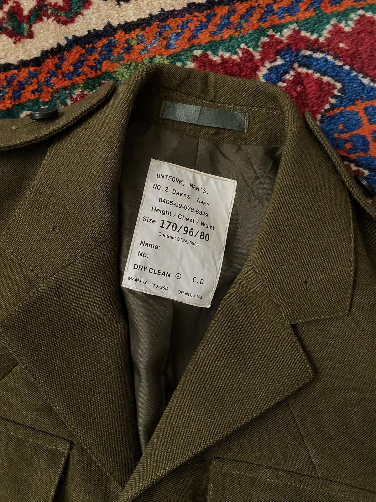 Vintage 1980s British Miltary Dress Jacket