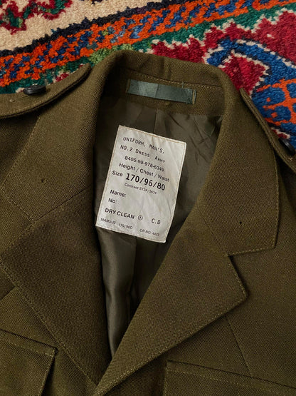 Vintage 1980s British Miltary Dress Jacket