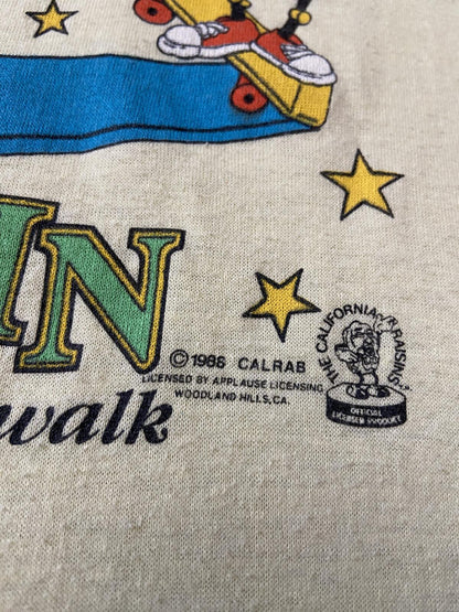 Vintage 1980s California Raisins Down The Sidewalk T-Shirt