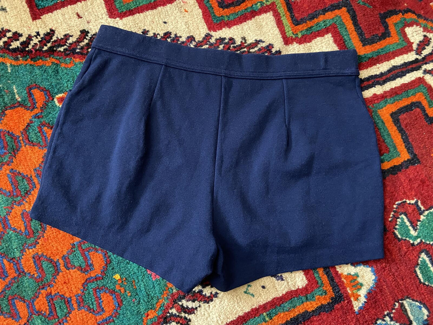 Vintage 1970s Navy Sport Shorts