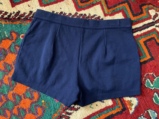 Vintage 1970s Navy Sport Shorts