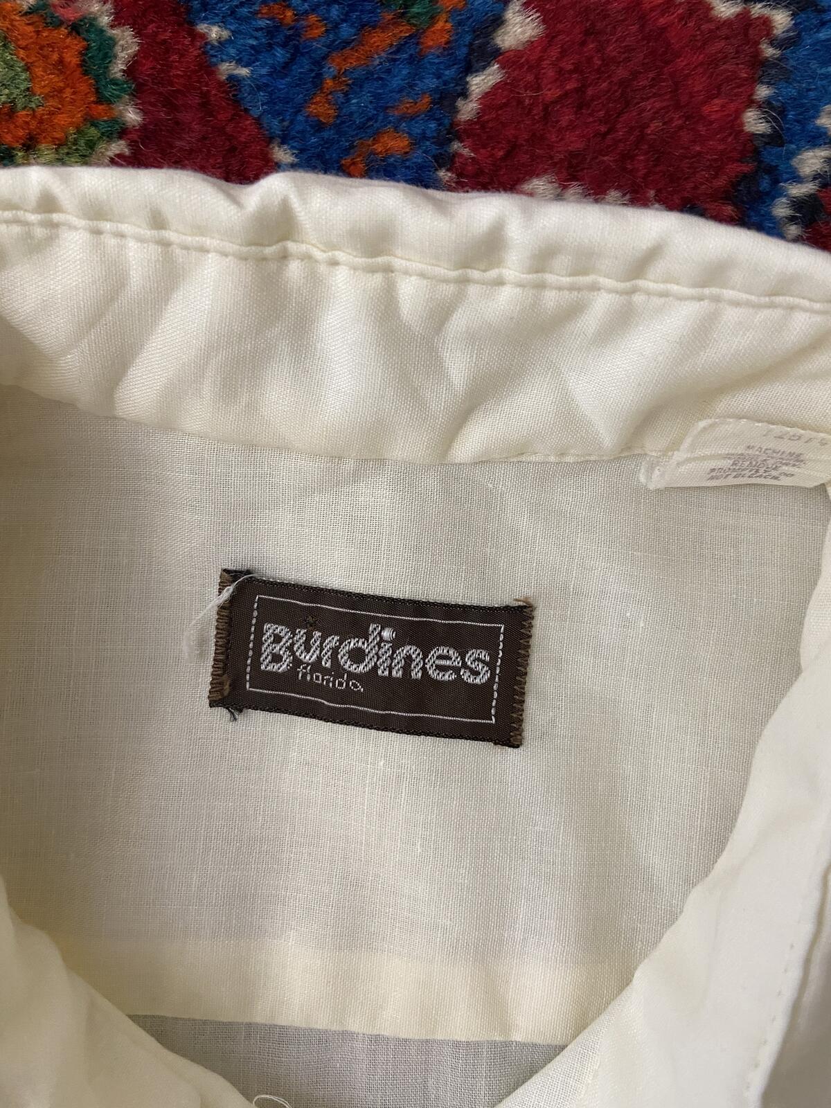 Vintage 1970s Cream Short Sleeved Shirt