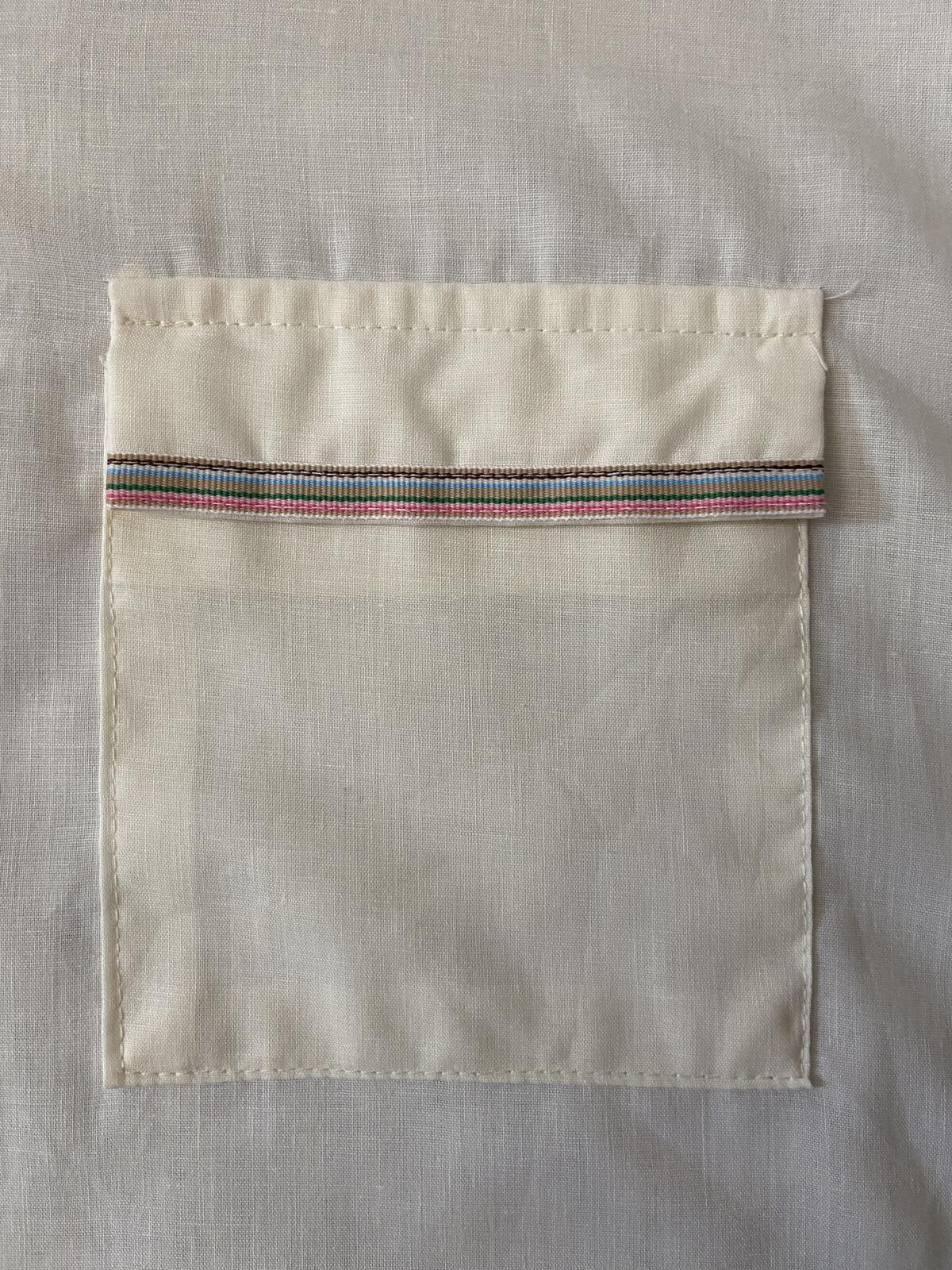 Vintage 1970s Cream Short Sleeved Shirt