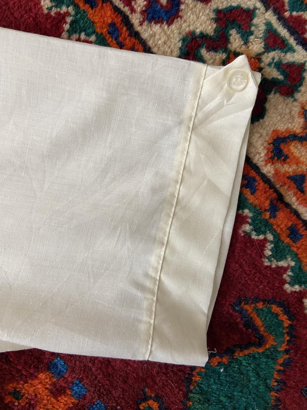 Vintage 1970s Cream Short Sleeved Shirt