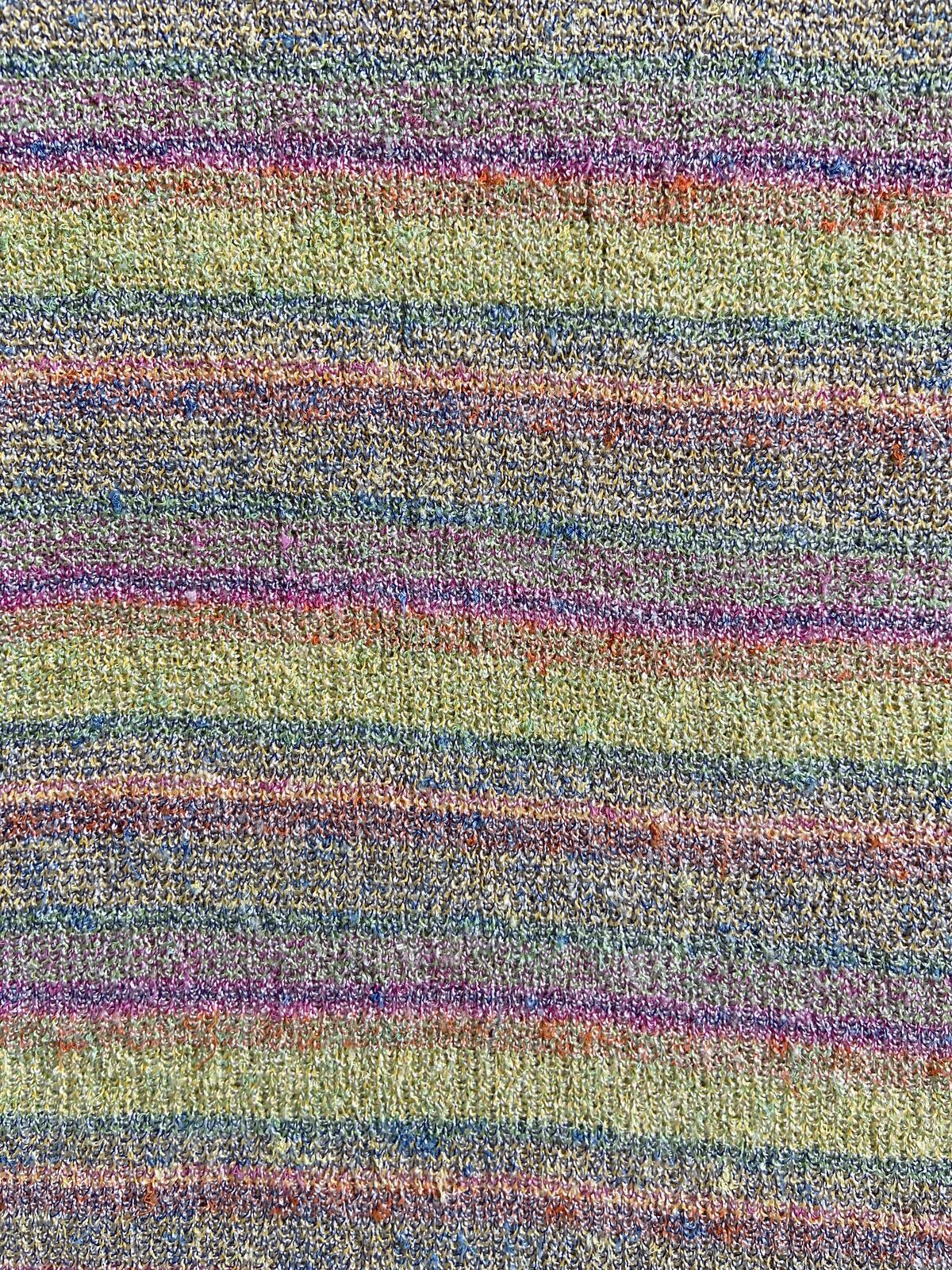 Vintage 1970s Candy Striped Knit Top