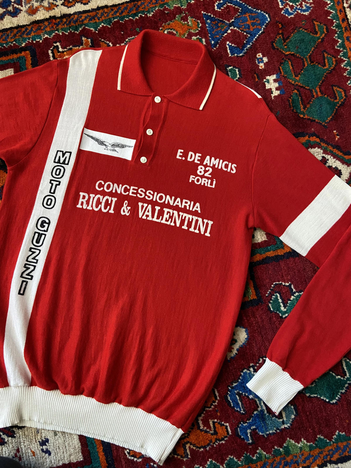 Vintage 1980s Red Motor Sweatshirt
