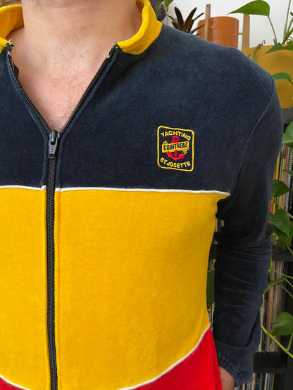 Vintage 1980s Cointreau Yachting Velour Track Top