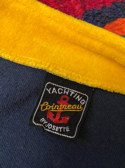 Vintage 1980s Cointreau Yachting Velour Track Top