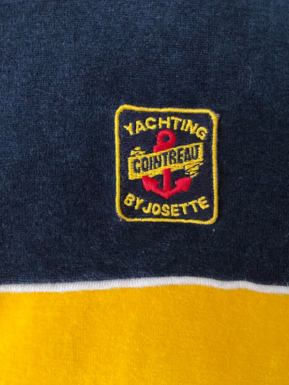 Vintage 1980s Cointreau Yachting Velour Track Top