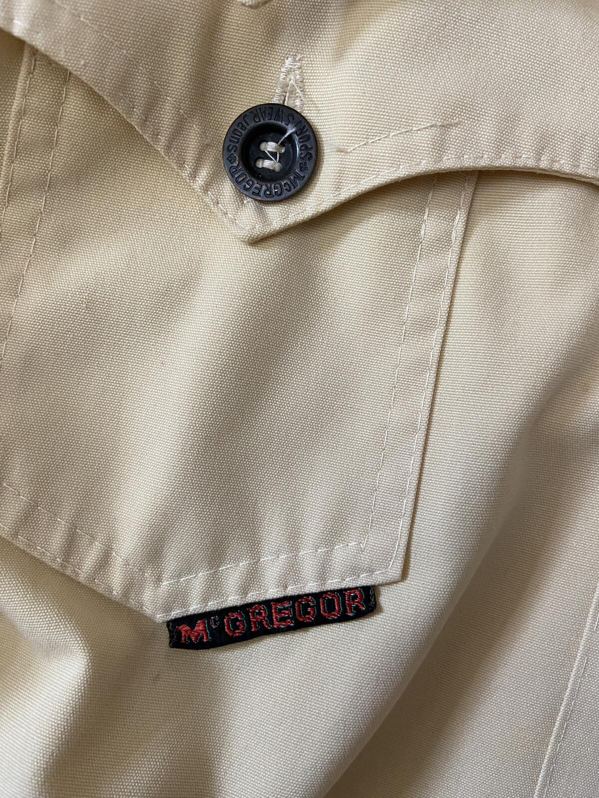 Vintage 1970s Beige McGregor Safari Jacket