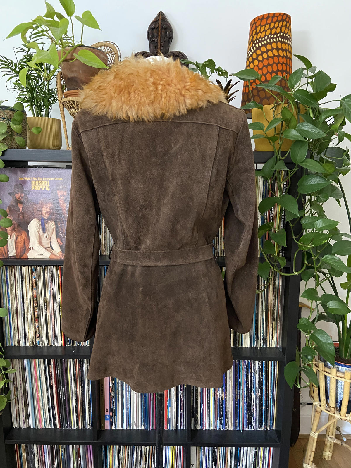 Vintage 1970s Brown Unlined Penny Lane Jacket