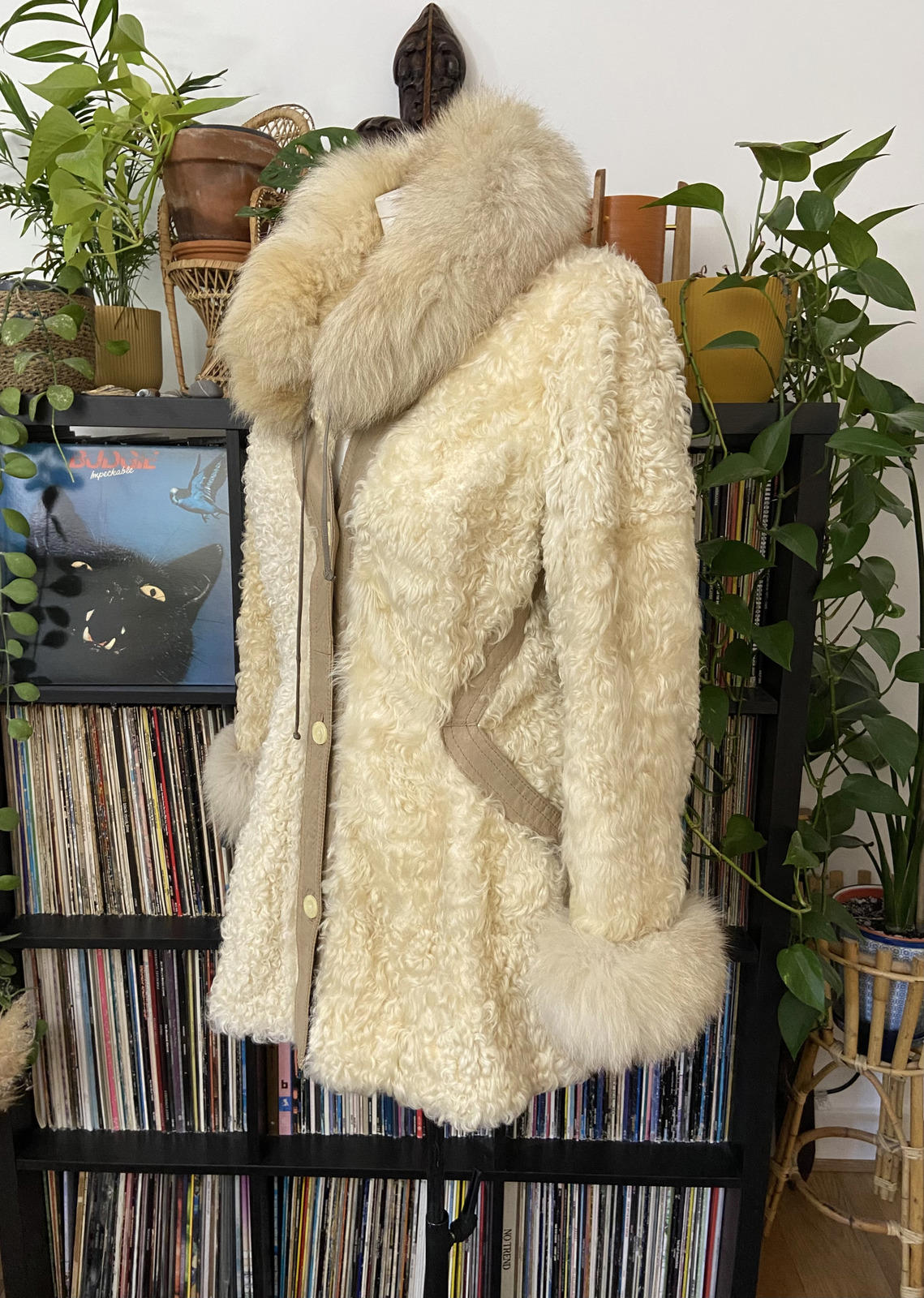 Vintage 1970s Cream Penny Lane Coat