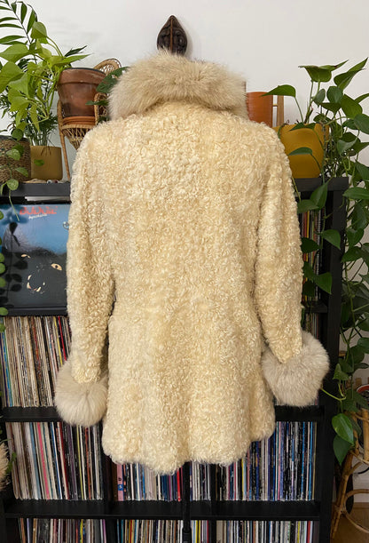 Vintage 1970s Cream Penny Lane Coat