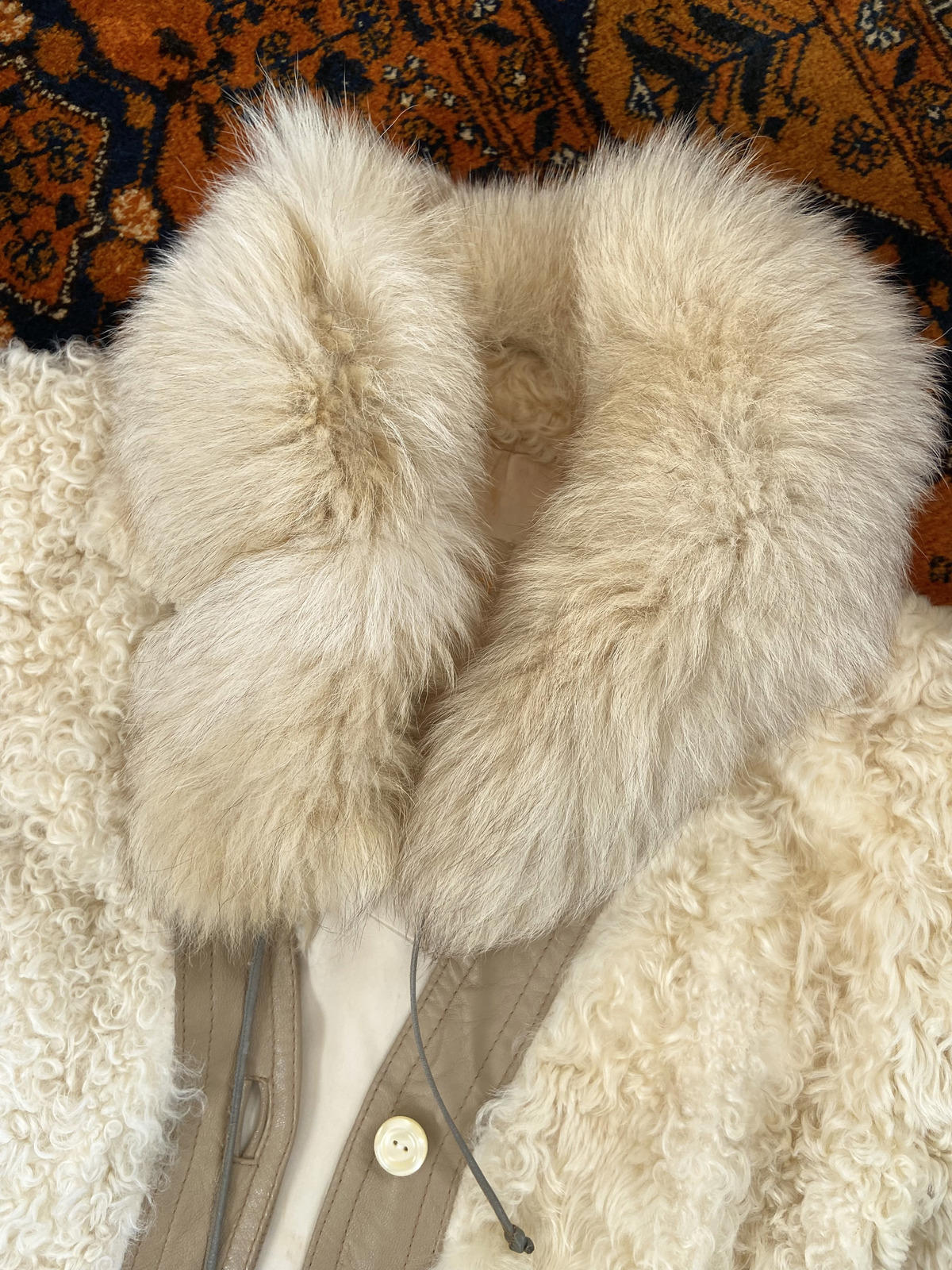 Vintage 1970s Cream Penny Lane Coat